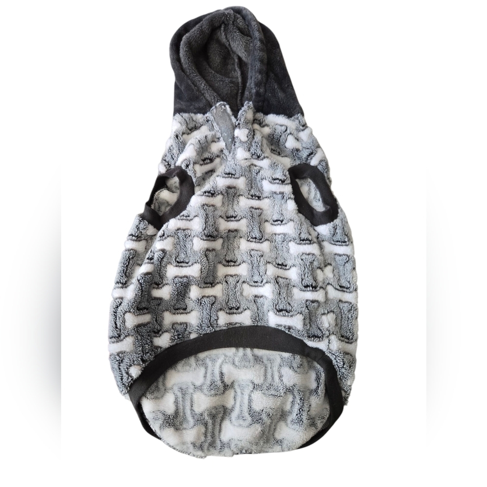Medium Festive Dog Sweaters - Red and Gray - Picture 5 of 7